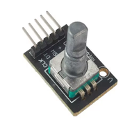 Module d'encodeur rotatif à 360 degrés KY-040, composant électronique tout-en-un pour potentiomètre