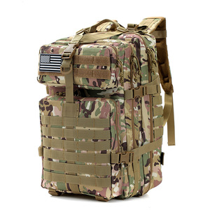 Wholesale 45L <b>Large</b> Capacity Tactical <b>Backpack</b> Shoulder Strap Durable 900D Oxford Custom Logo Molle Rucksack Trekking Bag - Product Image 2