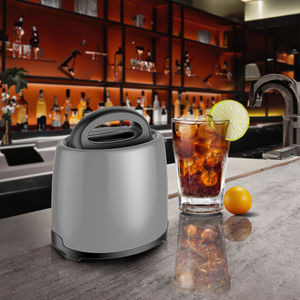 Moules à boules de glace en silicone pour <span class=keywords><strong>whisky</strong></span>-Ensemble de 2 machines rondes à fusion lente avec couvercles pour cocktails, bourbon et boissons - Product Image 5