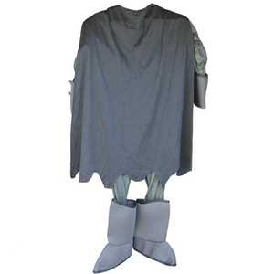 Costume da Supereroe Batman per Bambini, Maschera, Mantello, Scarpe e Tuta Muscolare in Cotone per Feste di Halloween e Spettacoli Teatrali - Product Image 2