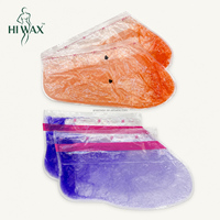 Masque thermique jetable pour les pieds, parfum lavande pêche, en paraffine, marque privée, pour salons de beauté et spas professionnels