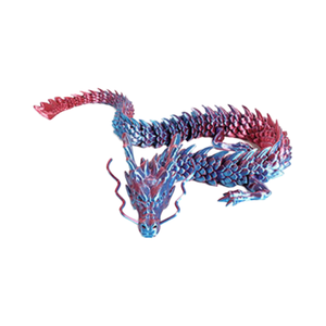 โมเดลของเล่นเด็กแบบประกอบได้รูปมังกร ขนาด 30 ซม. คุณภาพสูง ผลิตด้วยเครื่อง CNC วัสดุ PLA อัลลอยด์ สวยงามอลังการ - Product Image 6