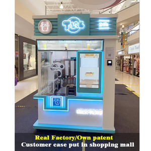 Boba Tea automático fazendo Intelligent Vending <span class=keywords><strong>Machine</strong></span> moeda operado equipamentos para grandes shopping centers - Product Image 2