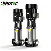 Pompe verticale multi-étages en acier inoxydable haute efficacité CDL CDLF pour le surpressionnement d'eau des bâtiments et les systèmes d'osmose inverse