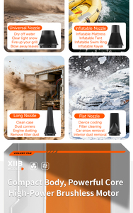 New 110000RPM Mini Fan <strong>Electric</strong> Hair Dryer 4 Speed Adjustable Brushless Motor Fast Charging Portable Fan <strong>PC</strong> Cleaner Air <strong>Duster</strong> - Product Image 2