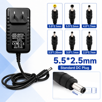 Fuente de Alimentación OEM Personalizada de 5V 2A 2000mA 10W, Adaptador de CA/CC con Enchufes Multinacionales Personalizados para EE. UU., UE, Reino Unido y Australia, para Cámaras de CCTV y Monitores