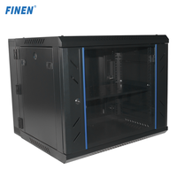 Armoire réseau murale WMG 4U 6U 9U 12U 15U 18U avec porte arrière pivotante