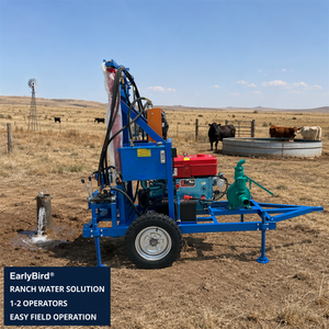 200M Professional Manufacturer Water Well Drilling Rig for Underground Water <strong>Driller</strong> Quick Setup Stock Supply - Product Image 1