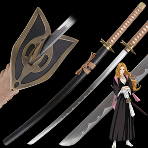 Espada de <span class=keywords><strong>Rangiku</strong></span> <span class=keywords><strong>Matsumoto</strong></span> del popular anime Bleach, accesorio de cosplay, para colección y decoración - Product Image 1