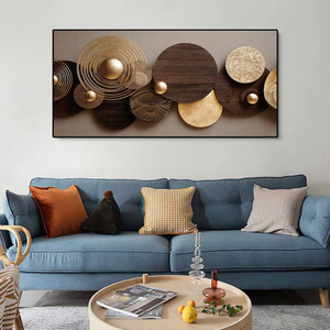 Dipinto Moderno di Lusso con Cristalli e Porcellana, Cornice in Lega di Alluminio e Base di Supporto in Carta per <span class=keywords><strong>Arredamento</strong></span> <span class=keywords><strong>Soggiorno</strong></span> - Product Image 5