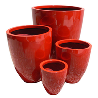 Pots de fleurs en fibre de verre de style classique, durables et légers, pour jardin et balcon, faible MOQ, fabriqués au Vietnam