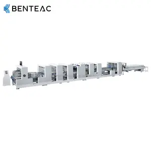 Digital Controlled Corrugated Cardboard Paper Folding Gluing Machine/ Paper Box Making Machine Made In China