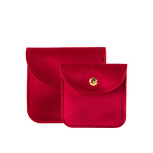 Bolsa de Terciopelo Suave de Alta Calidad para Joyería, Bolsa de Maquillaje Pequeña Personalizada con Logotipo - Product Image 4