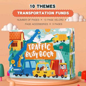 Custom Toddlers Quiet Preschooler Montessori Autism Sensory <b>Educational</b> Toys Busy <b>Book</b> for Kids - Product Image 4