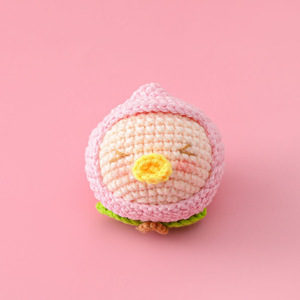 Juguetes de Peluche de Durazno de Ganchillo al por Mayor para Niños y <span class=keywords><strong>Niñas</strong></span>, Regalos, Color Personalizado - Product Image 2