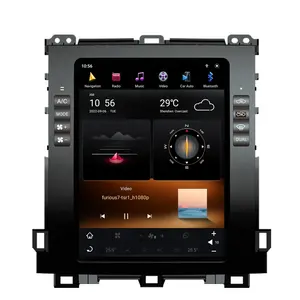 RoadNavi Tesla Style Android 11 Car Radio For Toyota Prado 2002-2009 Car Multimedia Player Wireless Carplay 4G