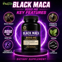 Capsules de Maca pour adultes OEM, Maca jaune, complément alimentaire à base de plantes, poudre pour améliorer l'endurance masculine, capsules Maca Plus, 60 pièces