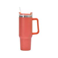 En vrac Mignon Point Enfants 40 Oz Extérieur Portable Isolation Tasse 40 Oz En Acier Inoxydable Stan Tumbler Avec Poignée