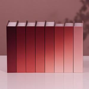 Fashionable Gradient Solid Color Decorative Book Home Living Room Decorative Fake Book Faux Fake Decoration Books