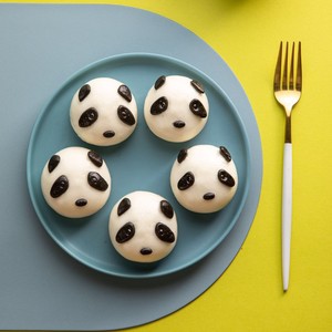 Sanquan Pâtisserie surgelée rapide à base de haricots rouges Panda sucrés, pain vapeur dessert 180g pour enfants en sachet pour les menus de restaurant - Product Image 3