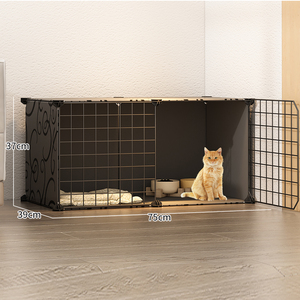 Lồng nuôi mèo lớn bằng thép không gỉ, chuồng chó bằng kim loại, lồng thú cưng gấp gọn, lồng <span class=keywords><strong>chinchilla</strong></span> bằng kim loại - Product Image 6