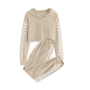 Felpa ragazza Set nuovo arrivo felpe a maniche lunghe e <span class=keywords><strong>pantaloni</strong></span> della <span class=keywords><strong>tuta</strong></span> da ragazza autunno inverno bambini 2 pezzi abiti - Product Image 2