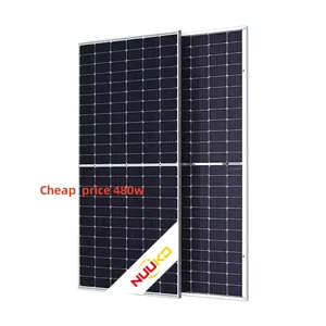 Best price for solar panels 120 half topcon cell solar panels manufacture in China