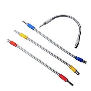 Flexible Metal Shaft Extension Rod For Electric Drill With Bearing Core And Universal Fit - Product Image 1