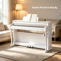 Source Factory High-End Customization Upright Electronic Piano 88 Hammer Keys Digital Piano With Triple Pedals