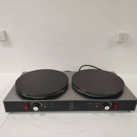 Prix usine Portable 50Cm Crêpe Automatique Faisant La Machine Double Professionnel Mini Crêpière Injera
