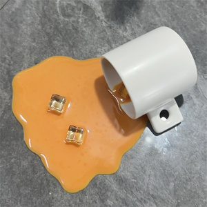 Spilled <b>Coffee</b> <b>Liquid</b> Model Artificial Realistic Mobile Phone Holder Ice Cube Latte Espresso Home Decor Spoof Props Craft Play - Product Image 4