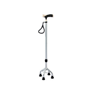 Canne à quatre pieds en alliage d'aluminium QC G07 pliable pour personnes âgées et handicapées, aide à la marche - Product Image 2