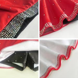 ชุดเต้นรำเชียร์แขนยาวกระโปรงสีดำชุดเชียร์ลีดเดอร์ออกแบบตามสั่ง - Product Image 5