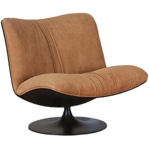 Silla giratoria de diseño minimalista italiano MR, silla individual creativa con lengua de pato, sofá de cuero personalizado de gama alta para el hogar, Villa - Product Image 5