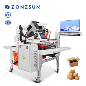 เครื่องปิดกล่องอัตโนมัติ ZONESUN ZS-TFKC01 พร้อมฟังก์ชันพิมพ์ฉลากแบบออนไลน์ด้วยระบบถ่ายโอนความร้อน - Product Image 1