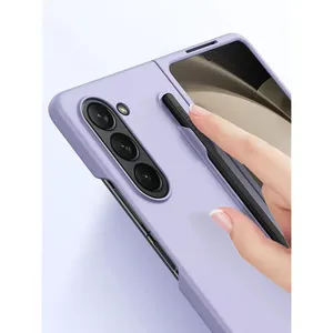 Coque fine pour Samsung <span class=keywords><strong>Galaxy</strong></span> Z Fold 6 5 4 3 <span class=keywords><strong>avec</strong></span> <span class=keywords><strong>stylet</strong></span>, support de fente pour <span class=keywords><strong>stylet</strong></span>, protection antichoc en plastique - Product Image 6