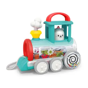 EPT תינוק ילדי מודיעין חמוד cartoon רכבת לדחוף לבד רכבת צעצועים לילדים עבור מתנות