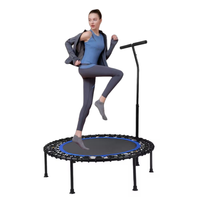 Équipement de plein air, trampoline de 40 pouces, mini trampoline réglable en hauteur, lit de saut, rebondisseur à bungee pour adultes et enfants