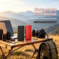 Hard Drive Portabel Kapasitas Tinggi 1TB dengan Antarmuka USB Eksternal, Kompatibel dengan Berbagai Perangkat, Plug and Play