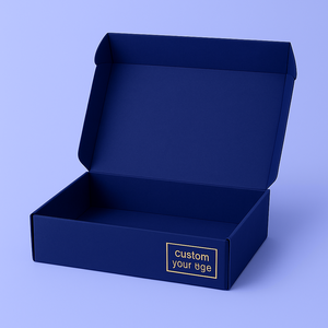 Cajas de envío corrugadas de impresión exterior personalizada de alto rendimiento de costo Caja de correo de flauta E para ropa - Product Image 1