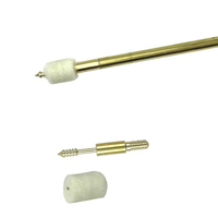 Kit de nettoyage d'armes à feu avec 600 pastilles/feutres en feutre et tige de montage en laiton calibre .177/.223 Conception personnalisée OEM de 4,5 mm