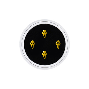 18K Unisex moda oro diente gema cuerpo joyería Kit estrella patrón diamante diente encantos para boda fiesta regalo compromiso Halloween - Product Image 2