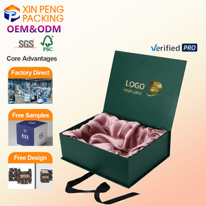 Caja de Regalo de Cartón Magnético OEM XP 2026, Caja de Embalaje <span class=keywords><strong>para</strong></span> Productos de Cuidado de la Piel, Cinta de Terciopelo, Cajón Personalizado, Caja de Regalo de Papel Kraft - Product Image 1