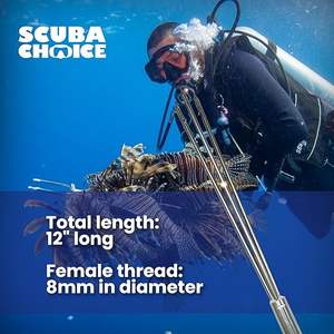 Accessoires <span class=keywords><strong>de</strong></span> pêche en bateau, crochet <span class=keywords><strong>de</strong></span> pêche en tube d'aluminium personnalisé, fourche en acier inoxydable S, <span class=keywords><strong>corde</strong></span> <span class=keywords><strong>de</strong></span> pêche robuste - Product Image 4