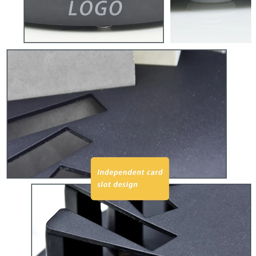 Factory Rotary Metal Black Countertop Tile Granite Sample Stone Desk Stand Shelves Ceramic Plates Quartz Display Rack