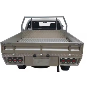 Factory Supply 1800mm Aluminum Dual Ute Tray with Headboard Alloy Waterproof Portable <b>Tool</b> Storage for Outdoor Use - Product Image 1
