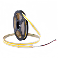Lampu Linear Fleksibel CRI 90RA 320LED/m 24V COB LED IP20 Lebar 8mm Bersertifikasi UL untuk Hotel dan Kantor