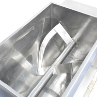 Mélangeur en forme de cuvette commerciale CH-50 50L 100L 200L mélangeur horizontal pour mélanger les pâtes et les liquides de boues de granules de poudres