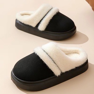 Bosirui Women's Fashion Indoor Plush Faux Fur Slippers Soft Warm Slide <strong>Shoes</strong> for <strong>Winter</strong> for Home Use - Product Image 6