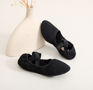 Zapatillas de Ballet para mujer, zapatos elásticos de suela blanda para niños, zapatillas de Ballet de lona, zapatos plegables, zapatos de <span class=keywords><strong>baile</strong></span> <span class=keywords><strong>latino</strong></span> para mujer - Product Image 4